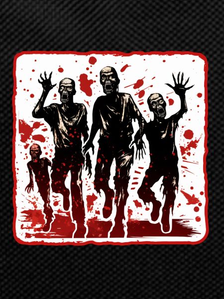Halloween Zombies Warning