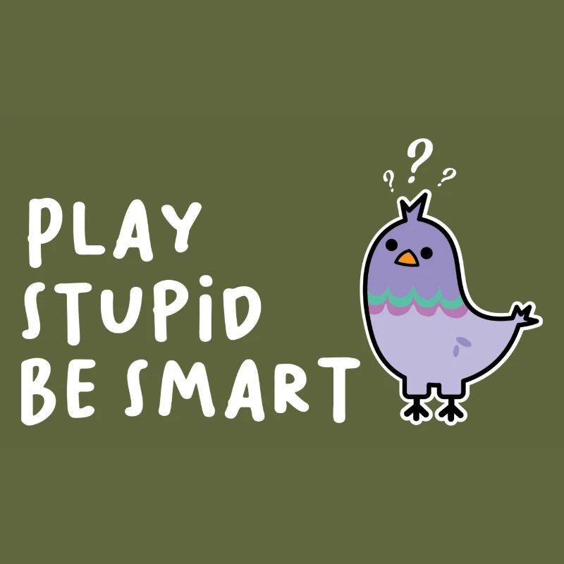 Smart Pigeon Fun Design for Pigeon Lovers