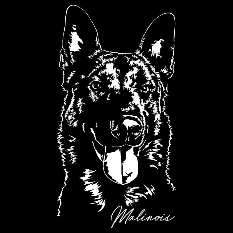 PORTRAIT DE CHIEN MALINOIS Chien Chien Wilsigns