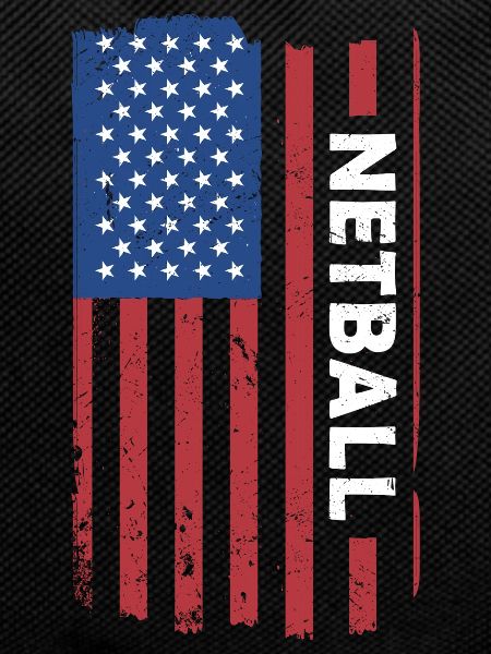 Sports Us Flag Netball