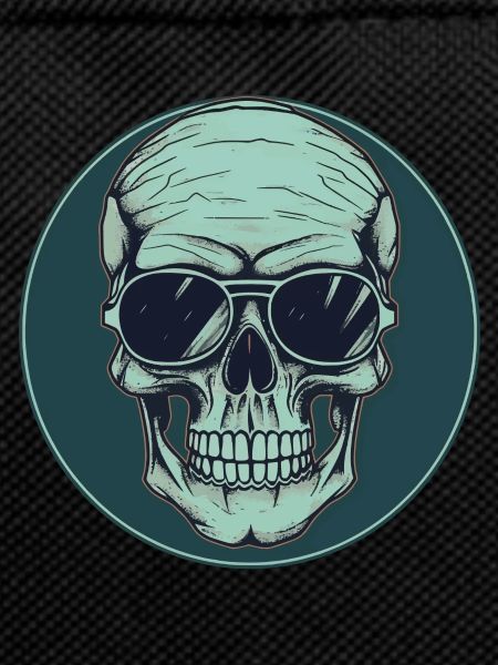 Skull with sunglasses, skull, skeleton