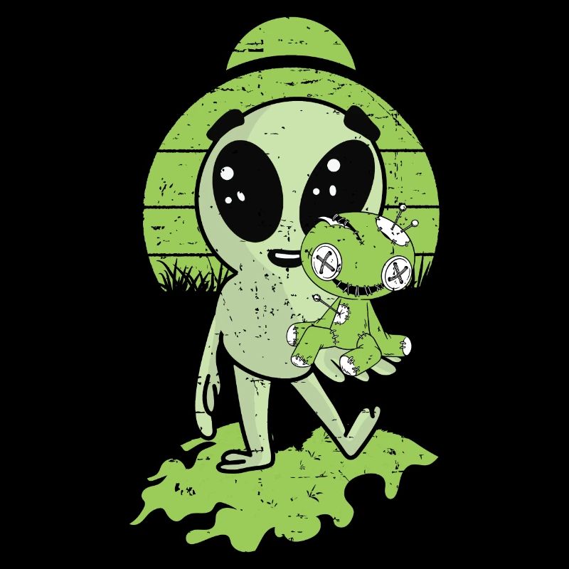 Alien with Voodoo Doll