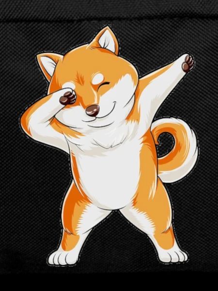 Shiba Inu dabbing dog