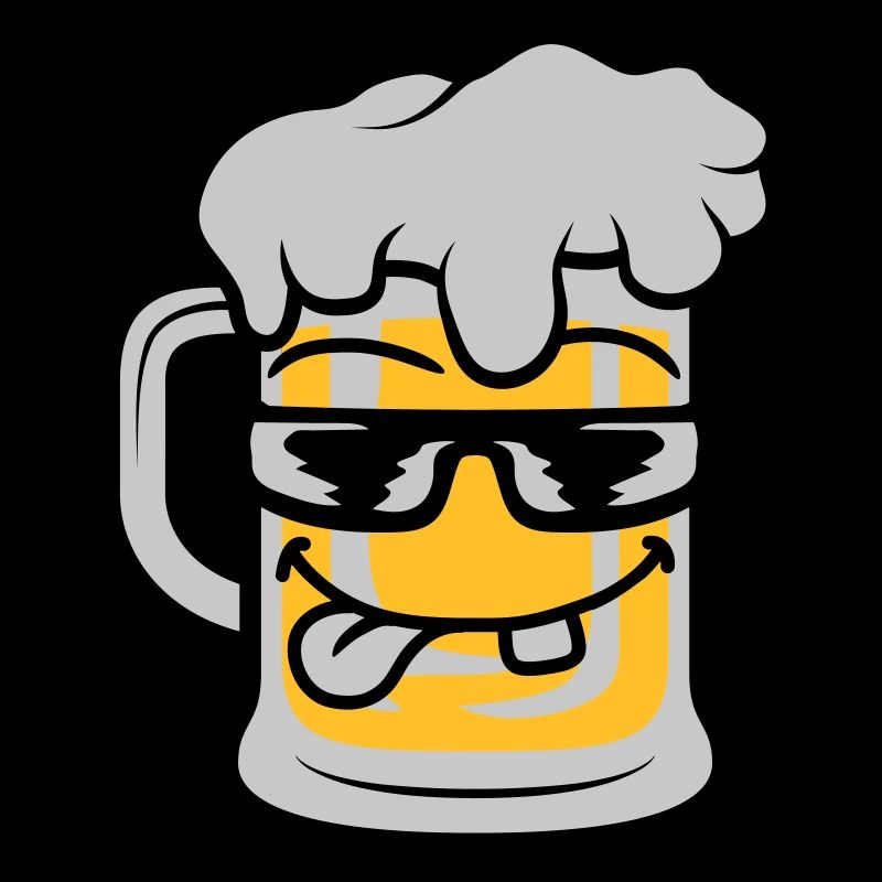 Cool Face Beer Mug