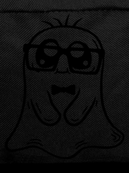 Freundlicher Nerd Geist Comic