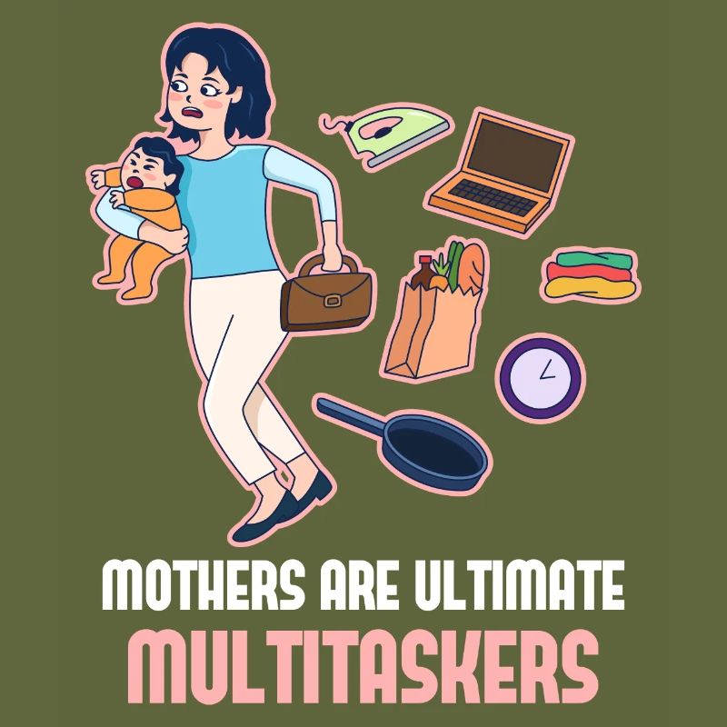 Muttertag Multitasker Design