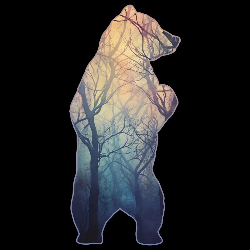 Hunter, Mountaineer, Hiker, Bear