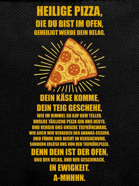 Church of the Holy Pizza 🍕 - Prayer