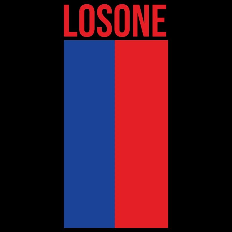 Minimalist Losone Flag Design