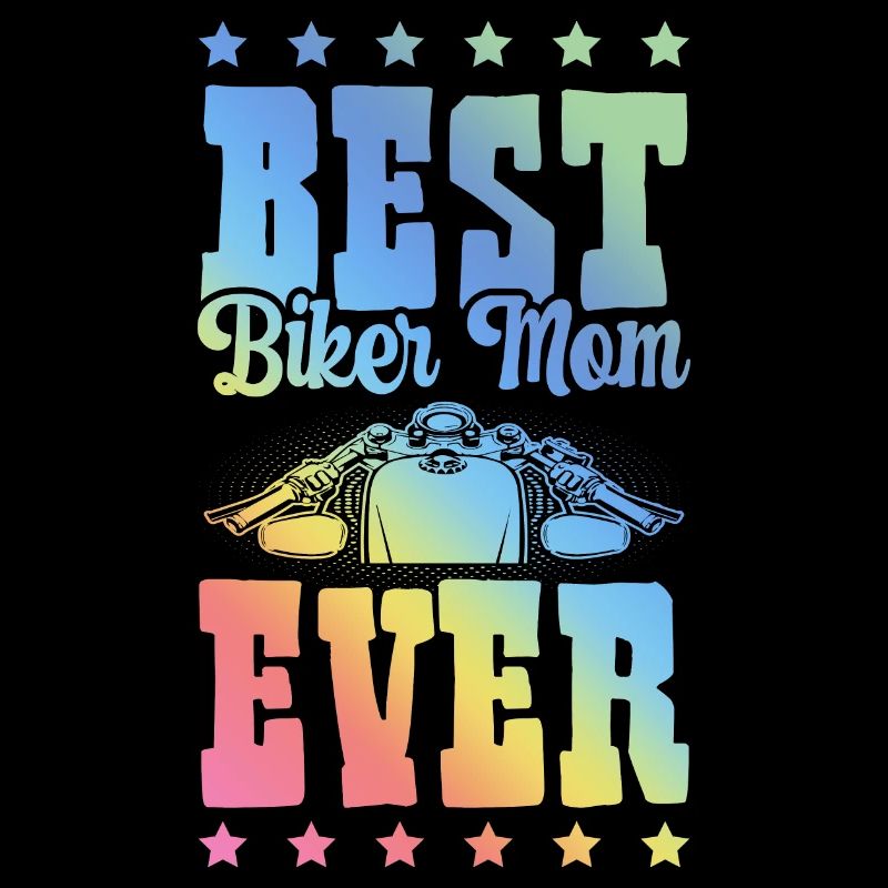 Biker Mom Saying Mom