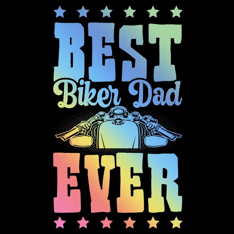 Biker Dad Saying Dad