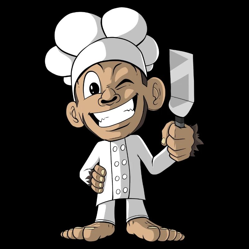 Lustiger Affe Chefkoch