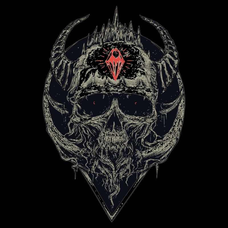 Devilish skull