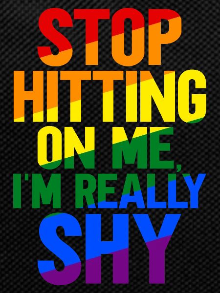 Stop dredging me, I'm shy