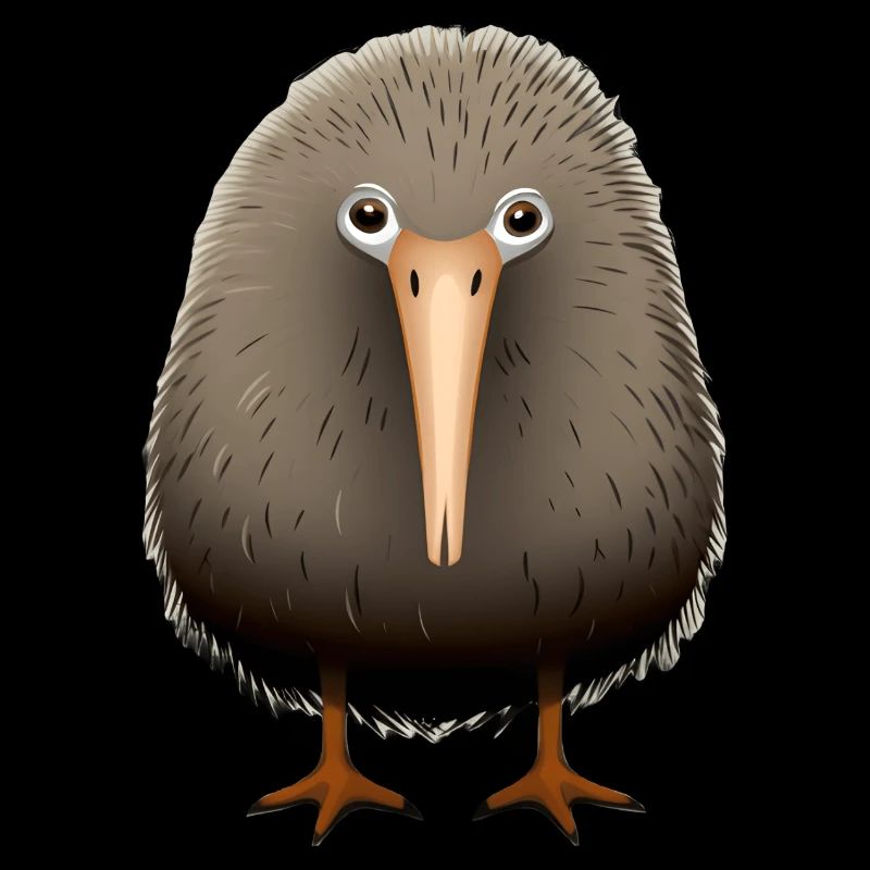 Oiseau kiwi super mignon