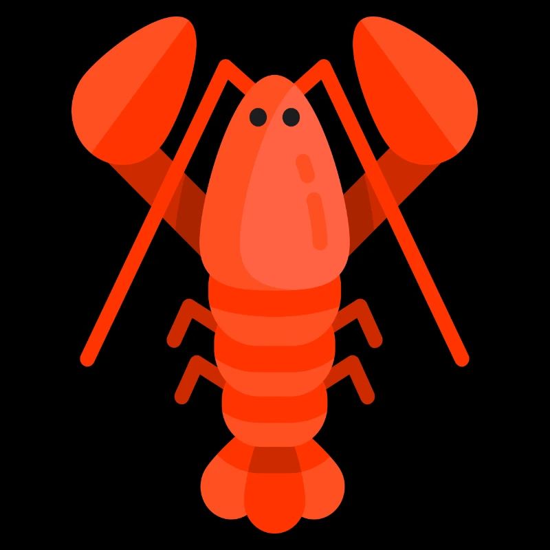 cool, big, red lobster