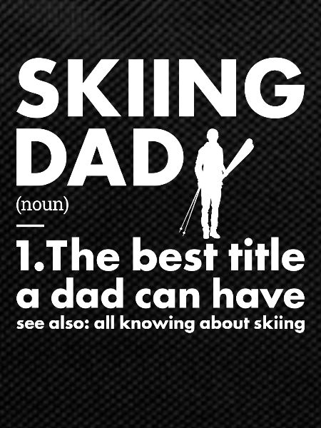 Sport Dad Skiing