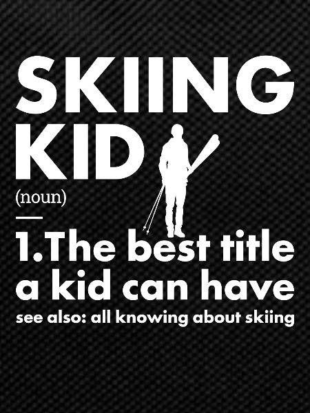 Sport Kid Skiing