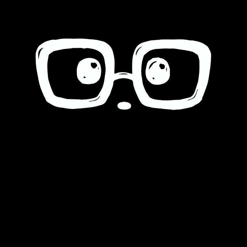 Astonished look with glasses ...