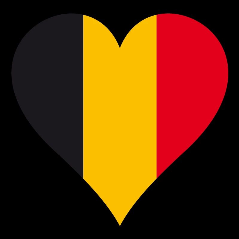 Cœur du drapeau belge