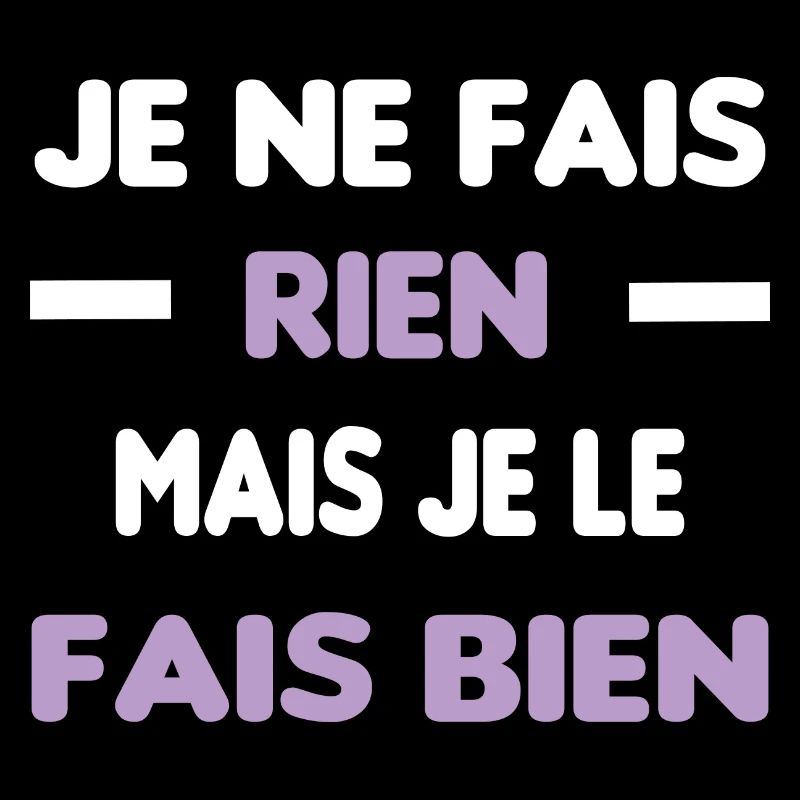 Cadeau humour flemmard