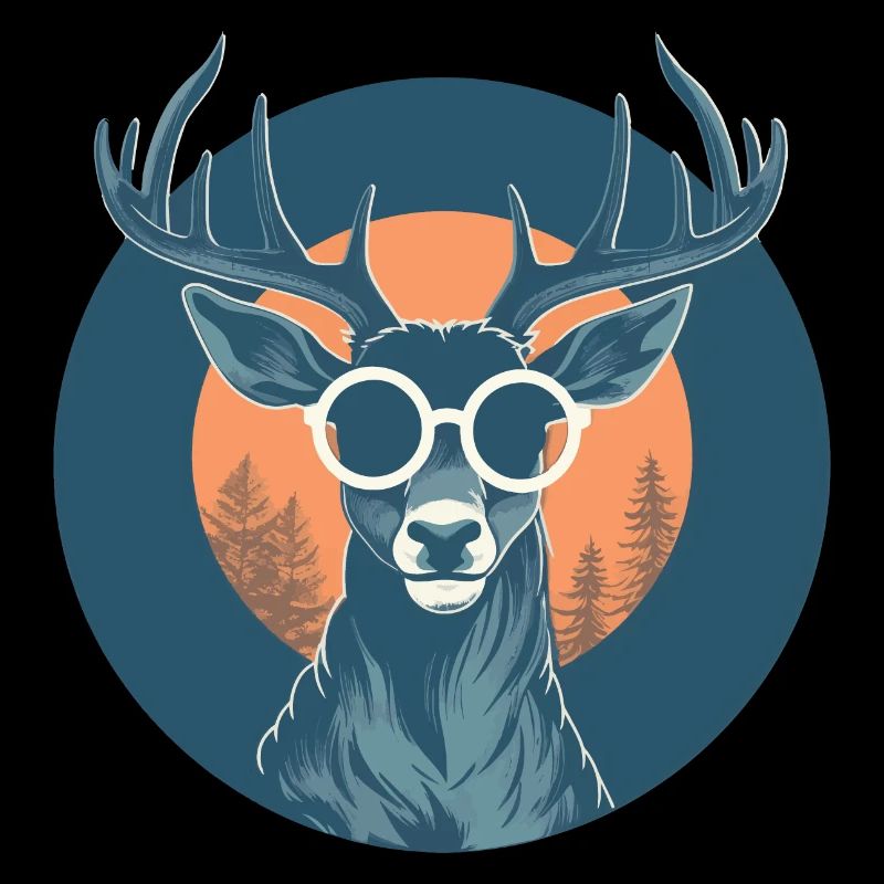Deer Sunglasses Deer Red Deer