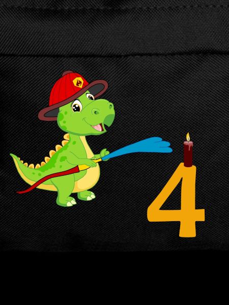Fire Department Dino 4 Birthday