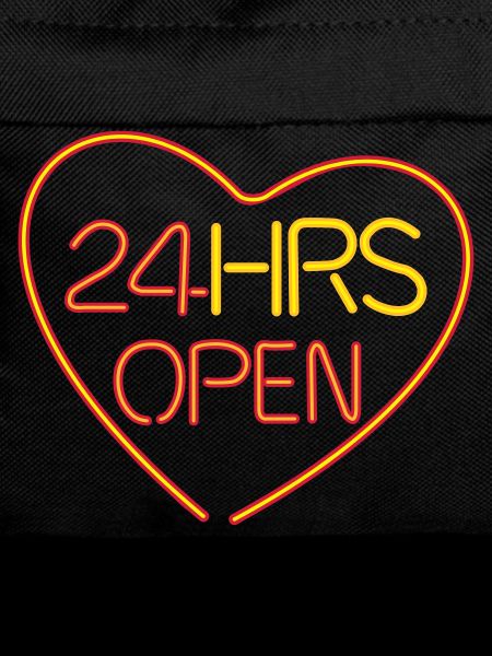 neon open heart
