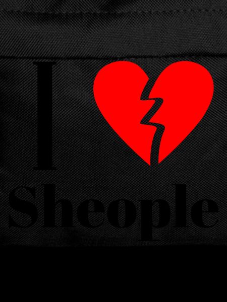 Ironisches Sheople design Statement