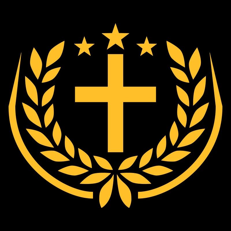 Lorbeerkranz Jesus Christus Logo