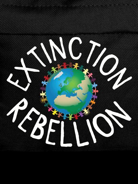 Extinction Rebellion Human Necklace White