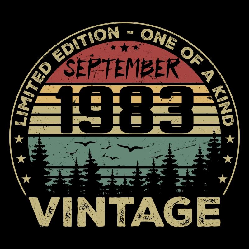 September 1983 Vintage Geburtstagsgeschenk 1983
