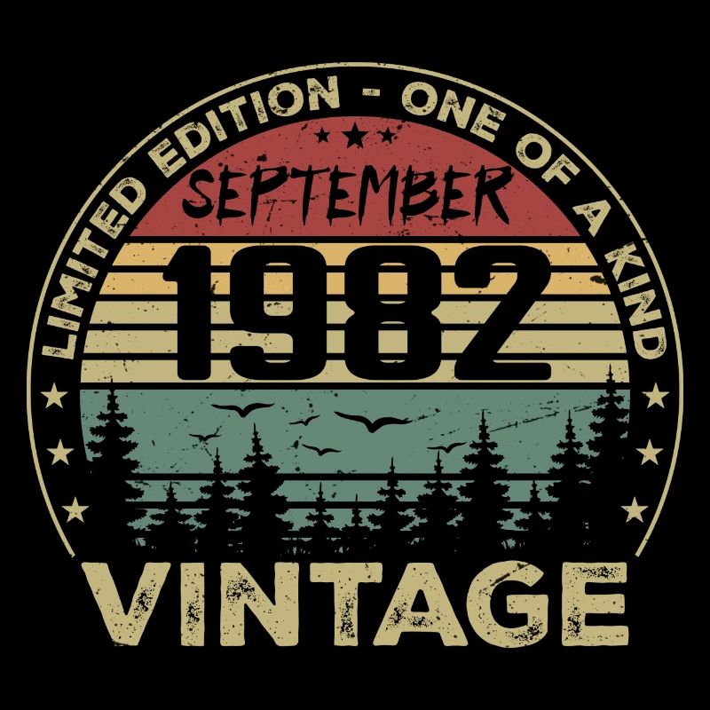 September 1982 Vintage Geburtstagsgeschenk 1982
