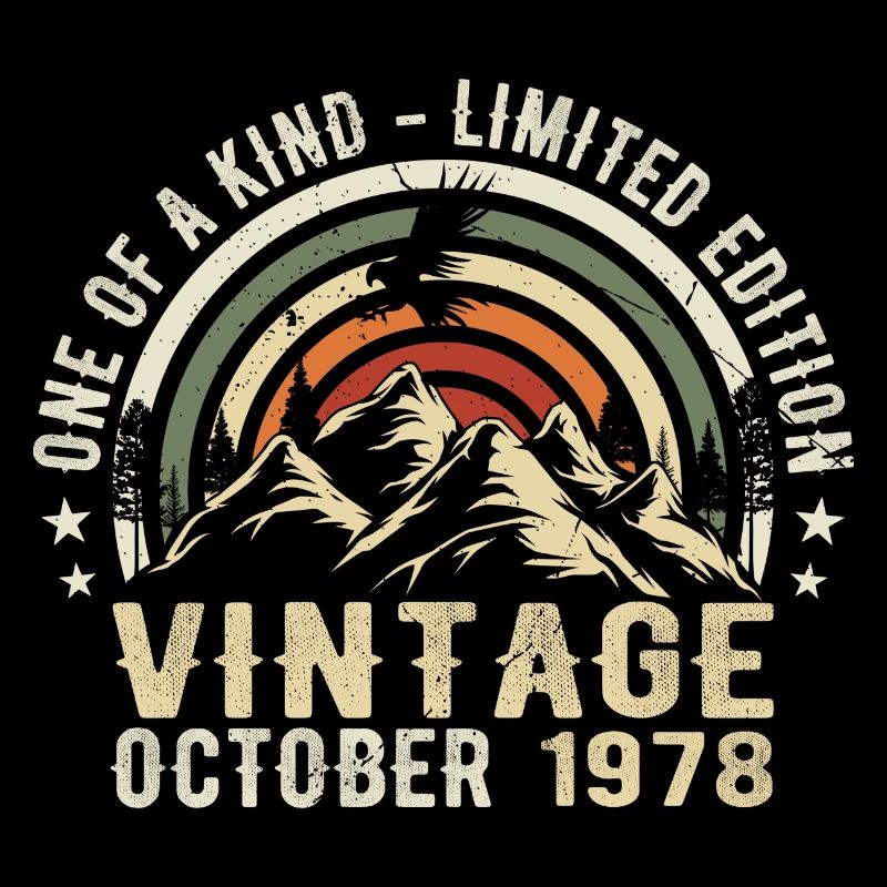 Anniversaire Octobre 1978 - Born in October 1978