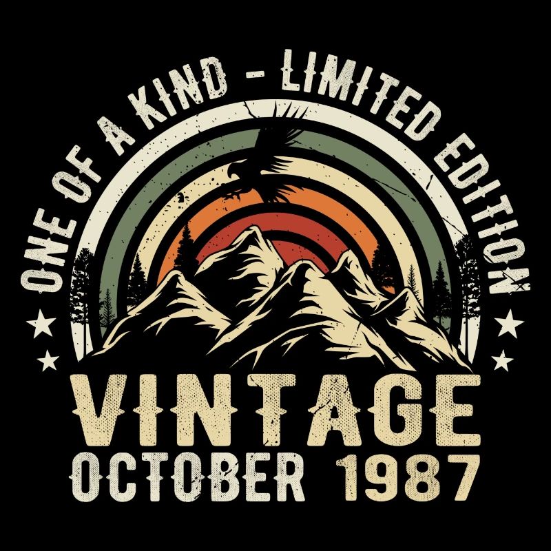Jubiläum octobre 1987 - geboren im Oktober 1987