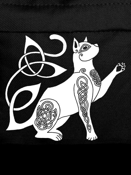 Celtic White Cat