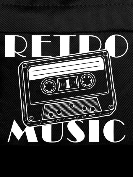Retro Cassette Tape Music Design