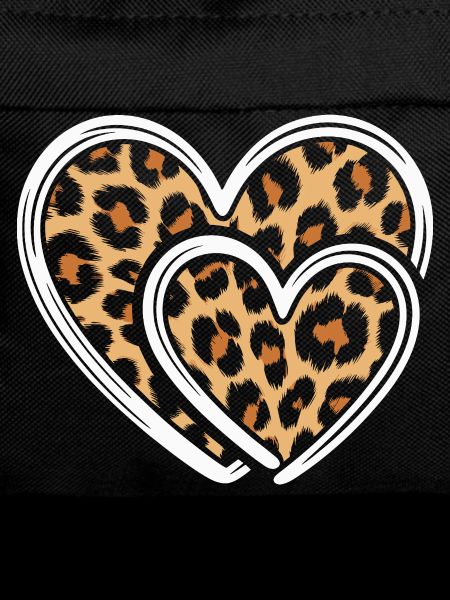 Herz mit Leopardmuster