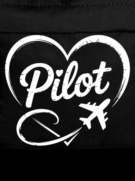 Pilot Heart Airplane Flight License
