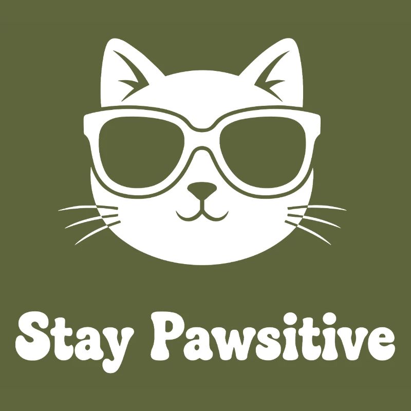 Stay Pawsitive Cat Sunglasses