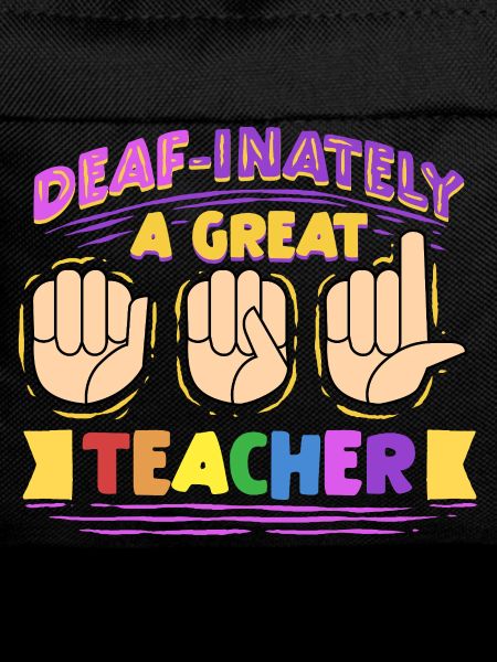 ASL Interpreter Deaf-Inately A Great Teacher