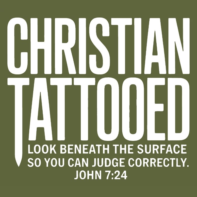 Christian tattoo look under surface