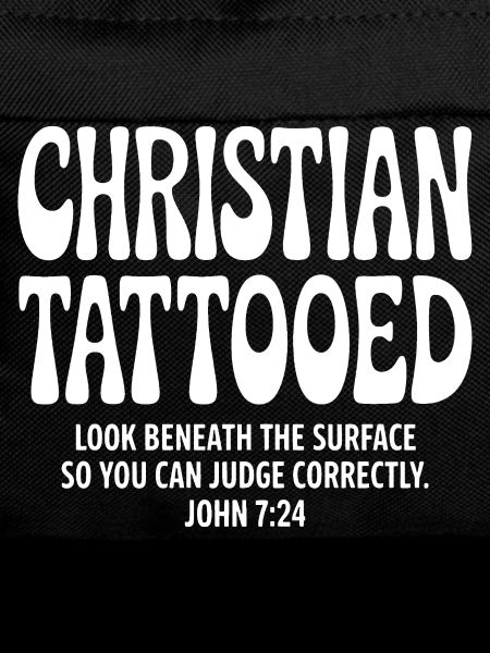 Christian Tattooed Verse Typography