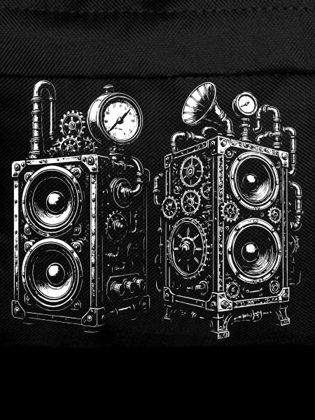 Enceintes Steampunk Gear