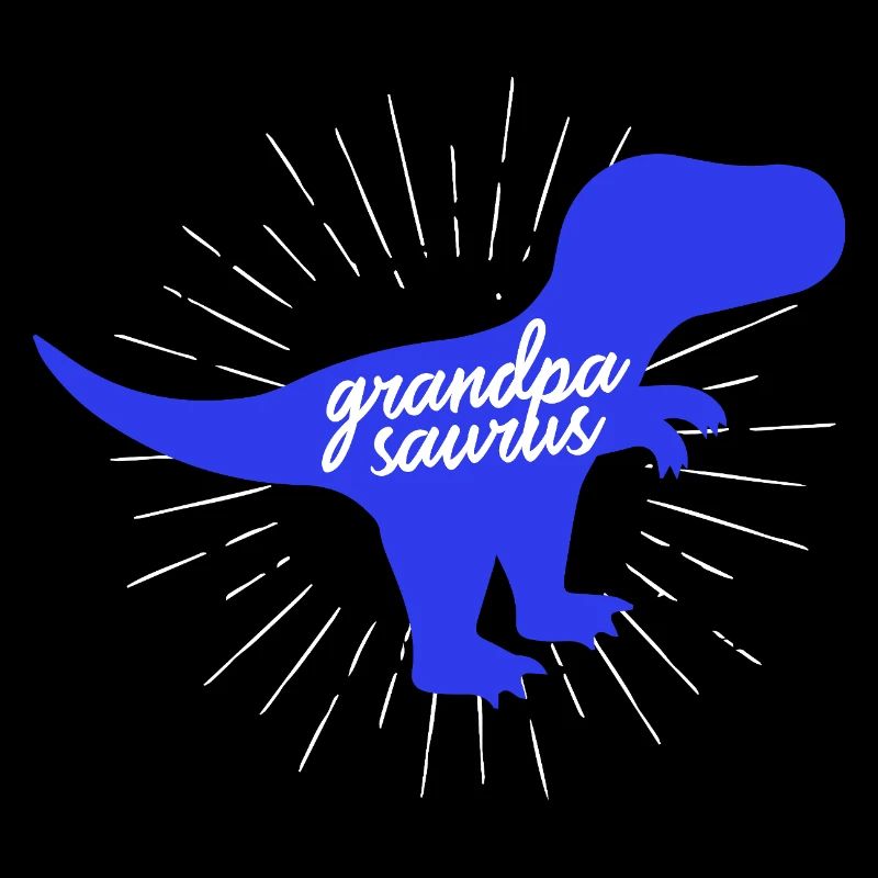 Grandpasaurus T-Rex Silhouette Dinosaurier Papa