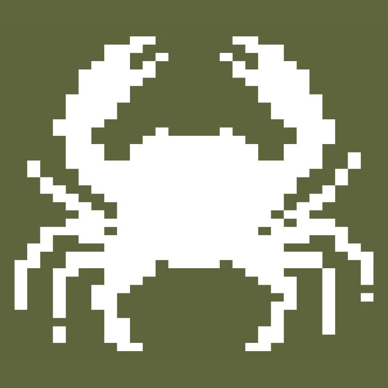 Pixel crab design
