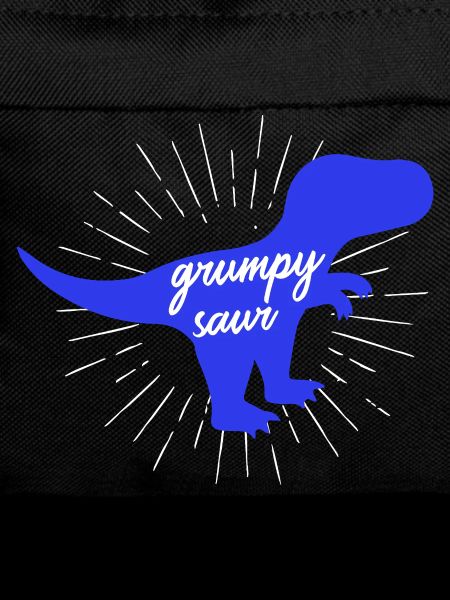 Grumpysaur Funny Dinosaur T-Rex Silhouette