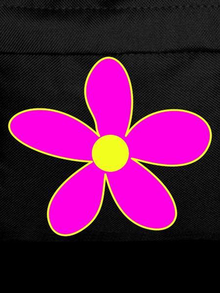 Neon Pink Blossom Magic Yellow Center