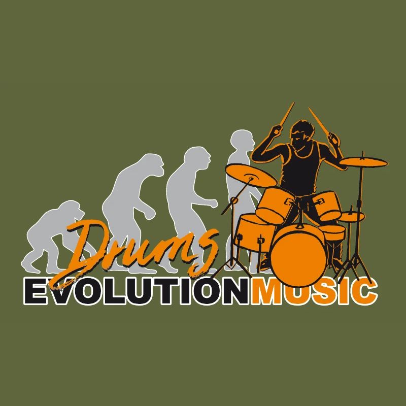 Batterie, batteur, batterie, musique d’évolution