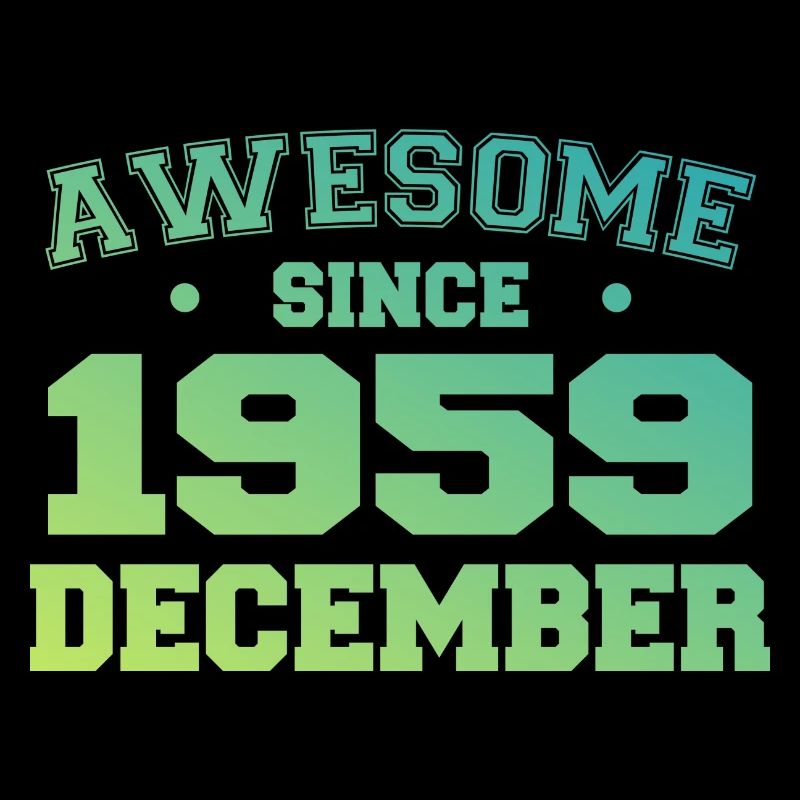 Birthday December 1959 - Gift December 1959